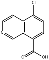 5-chloroisoquinoline-8-carboxylic acid Structure