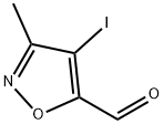 4-碘-3-甲基异恶唑-5-甲醛 结构式