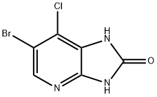 6-bromo-7-chloro-1H,2H,3H-imidazo[4,5-b]pyridin-2-one Structure