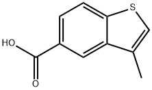 3-methylbenzo[b]thiophene-5-carboxylic acid Struktur