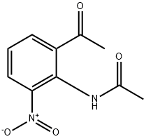 N-(2-acetyl-6-nitrophenyl)acetamide Structure