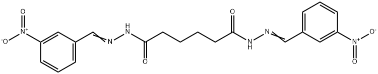 ADIPIC BIS((3-NITROBENZYLIDENE)HYDRAZIDE),194801-63-3,结构式