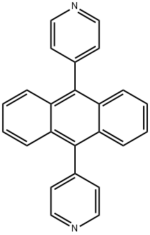 9,10-二(4-吡啶基)蒽, 194861-72-8, 结构式