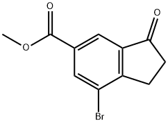 7-溴-3-氧代-2,3-二氢-1H-茚-5-羧酸甲酯,1951439-41-0,结构式
