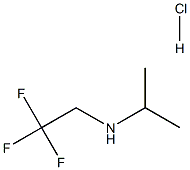 (丙烷-2-基)(2,2,2-三氟乙基)胺盐酸, 195447-36-0, 结构式