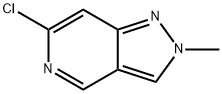 6-Chloro-2-methyl-2H-pyrazolo[4,3-c]pyridine Struktur