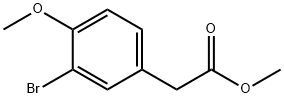 2-(3-溴-4-甲氧基苯基)乙酸甲酯 结构式