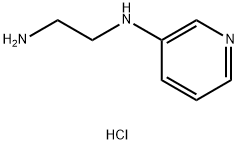 N1-Pyridin-3-yl-ethane-1,2-diamine dihydrochloride 化学構造式