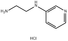 N-(3-吡啶基)乙二胺双盐酸盐 结构式