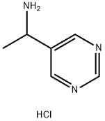 1-(嘧啶-5-基)乙胺二盐酸盐, 1965309-74-3, 结构式