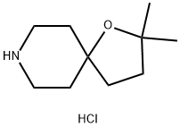 2,2-Dimethyl-1-oxa-8-aza-spiro[4.5]decane hydrochloride Structure