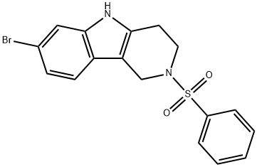 1965310-18-2 2-Benzenesulfonyl-7-bromo-2,3,4,5-tetrahydro-1H-pyrido[4,3-b]indole