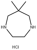 6,6-二甲基-[1,4]二氮杂二盐酸盐 结构式