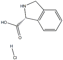 (1R)-2,3-二氢-1H-异吲哚-1-甲酸 盐酸盐 结构式