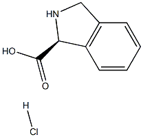 (S)-イソインドリン-1-カルボン酸塩酸塩 化学構造式