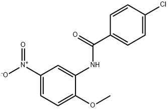 4-chloro-N-(2-methoxy-5-nitrophenyl)benzamide Structure
