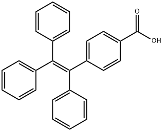 4-(1,2,2-三苯基乙烯基)苯甲酸,197153-87-0,结构式