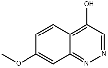 7-methoxycinnolin-4-ol 化学構造式