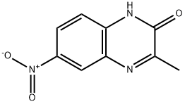 2-Hydroxy-3-methyl-6-nitroquinoxaline 化学構造式