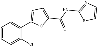 5-(2-chlorophenyl)-N-(1,3-thiazol-2-yl)furan-2-carboxamide|