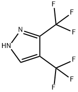 3,4-Bis(trifluoromethyl)-1H-pyrazole Struktur