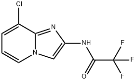 N-(8-氯咪唑并[1,2-A]吡啶-2-基)-2,2,2-三氟乙酰胺 结构式