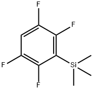 trimethyl(2,3,5,6-tetrafluorophenyl)silane Struktur