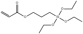 gamma-Acryloyloxypropyltriethoxysilane 化学構造式