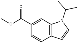 1-异丙基-1H-吲哚-6-羧酸甲酯, 202745-76-4, 结构式