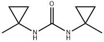 1,3-bis(1-methylcyclopropyl)urea Struktur