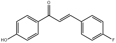 (E)-3-(4-氟苯基)-1-(4-羟基苯基)丙-2-烯-1-酮, 204974-32-3, 结构式