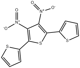 2.5-二(2-噻吩基)-3.4-二硝基噻吩,205170-72-5,结构式