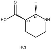 2S,3S-2-Methyl-piperidine-3-carboxylic acid hydrochloride Structure