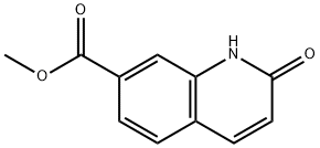 Methyl 2-oxo-1,2-dihydroquinoline-7-carboxylate Struktur