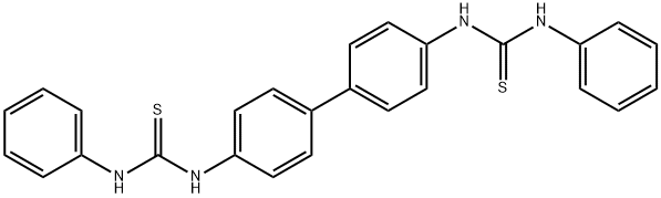 1,1'-biphenyl-4,4'-diylbis[3-phenyl(thiourea)] 结构式