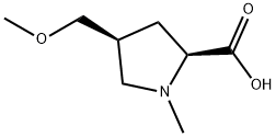 (2S,4S)-4-(methoxymethyl)-1-methylpyrrolidine
-2-carboxylic acid Structure