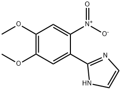 2-(2-硝基-4,5-二甲氧基苯基)咪唑 结构式