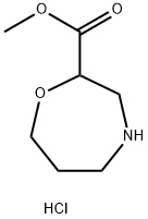 Methyl 1,4-Oxazepane-2-carboxylate Hydrochloride Structure