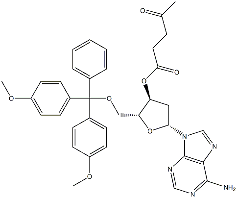 5'-O-(4,4'-Dimethoxytrityl)-3'-O-levulinyl-2'-deoxyadenosine|5'-O-(4,4'-Dimethoxytrityl)-3'-O-levulinyl-2'-deoxyadenosine