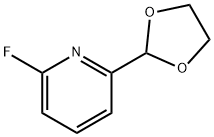 2-(1,3-dioxolan-2-yl)-6-fluoropyridine 结构式