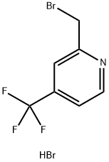 2-(Bromomethyl)-4-(trifluoromethyl)pyridine hydrobromide Struktur