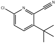 3-(叔丁基)-6-氯吡啶-2-甲腈, 2090123-47-8, 结构式
