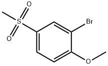 2-溴-1-甲氧基-4-(甲基磺酰基)苯, 20951-42-2, 结构式