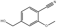 4-(hydroxymethyl)-2-methoxyBenzonitrile 化学構造式