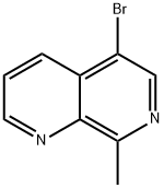 5-溴-8-甲基-1,7-萘啶, 2101944-54-9, 结构式