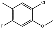 1-Chloro-4-fluoro-2-methoxy-5-methyl-benzene Struktur