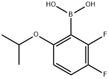 2,3-Difluoro-6-isopropoxyphenylboronic acid Struktur