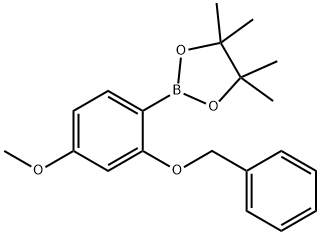 2-(Benzyloxy)-4-methoxyphenylboronic acid pinacol ester 化学構造式