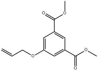 二甲基5-(烯丙氧基)间苯二甲酸酯,21368-39-8,结构式