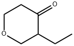 3-Ethyltetrahydro-4H-pyran-4-one 化学構造式